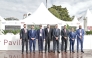 Invest Qatar and Aqarat officials pose for a group photo during the MIPIM 2025.