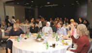 Audience at the seminar on health organised by Qatar Professional Women’s Network in Doha. Pic: Abdul Basit / The Peninsula