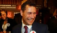 Steven Woolfe of the United Kingdom Independence Party (UKIP) smiles as votes are counted for the EU referendum, in Manchester, Britain June 24, 2016. REUTERS/Andrew Yates/File Photo