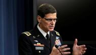 File photo of US Central Command chief General Joseph Votel. Reuters 