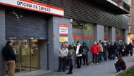 Spain's jobless rate dropped to 18.9 percent in the third quarter, said the National Statistics Institute (AFP Photo/Sebastien Berda)