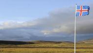 File photo of an Icelandic flag as it flutters in the wind. Reuters 