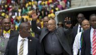 South African President Jacob Zuma arrives at a Human Rights Day rally in Durban, South Africa, March 21, 2016. (REUTERS / Rogan Ward) 