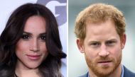 (FILES) This combination of file photos created in London on November 8, 2016, shows Meghan Markle (L) as she poses on arrival for the GQ Men of the Year Party in Hollywood, California, on November 13, 2012, and Britain's Prince Harry as he arrives at Lor