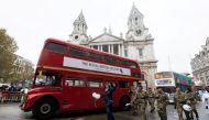 Representatives of the The British Legion walk past St Paul's Cathedral take part in the Lord Mayor's Show in London, United Kingdom on November 11, 2016. Ray Tang - Anadolu Agency 