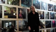 Annie Leibovitz speaks during a press preview of her 