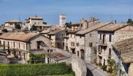 A general view of the Italian city Assisi.