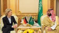 Ursula von der Leyen held talks with her Saudi counterpart, Deputy Crown Prince Mohammed bin Salman, on boosting the 