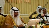 Kuwait's Minister of Foreign Affairs Sheikh Sabah al Khalid al Sabah presides over a GCC meeting in Riyadh June 2, 2014 (Faisal Al Nasser / Reuters) 