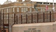 File Photo: Cook County correctional officers enter the maximum security part of the jail in Chicago February 12, 2006. REUTERS/Frank Polich/File Photo
