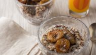 Breakfast Grain Bowls With Caramelized Bananas (Photo by Goran Kosanovic for The Washington Post)