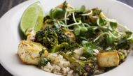 Roasted Chile Lime Tofu Bowls. (Photo by Deb Lindsey for The Washington Post)