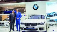 The latest BMW M3 and the new model from the 7 Series, the BMW M760Li, are on display at the Qatar Motor Show. 