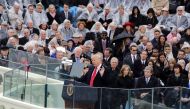 Donald Trump delivers his inaugural address on the West Front of the US Capitol on January 20, 2017 in Washington (Chip Somodevilla / Getty Images / AFP) 