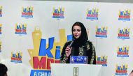 Eman Baker Abu El Hawa, General Manager of KidzMondo Doha at the Ghabga gathering.