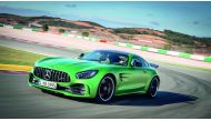 A model of the new Mercedes-AMG GT R.