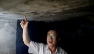 Resident Woo Jong-il speaks inside his private bunker at his house near the demilitarized zone separating the two Koreas in Paju, South Korea, July 14, 2017. Reuters/Kim Hong-Ji