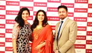 Actress Kajol Devgan with the team of Joyalukkas. 