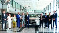 RK Murugan, AAB Acting CEO, receiving the award during an event in Lexus showroom.