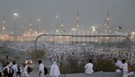 Over two millions of Muslim prospective pilgrims head to Muzdalifah after they performed Waqfa prayer in Mecca, Saudi Arabia on August 31, 2017. (Ramazan Turgut/Anadolu Agency)