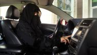 FILE PHOTO: A woman drives a car in Saudi Arabia October 22, 2013. REUTERS/Faisal Al Nasser/File Photo