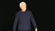 A File photo of Giorgio Armani. Reuters.