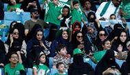 A file photo of Saudi Arabia women attending a rally to celebrate the 87th annual National Day of Saudi Arabia in Riyadh, Saudi Arabia September 23, 2017. REUTERS/Faisal Al Nasser