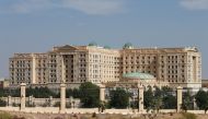 A view shows the Ritz-Carlton hotel in the diplomatic quarter of Riyadh, Saudi Arabia, November 5, 2017. Reuters/Faisal Al Nasser

