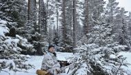 A Swedish wolf hunter at the start of the hunt in 2011. Reuters / Anders Wiklund