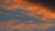 A fighter jet of Assad Regime is seen after carrying out an airstrike to Arbin town of Eastern Ghouta in Damascus, Syria on February 24, 2018. Diaa Al Din - Anadolu 
