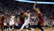 Terry Rozier #12 of the Boston Celtics drives to the basket in the second half against the Cleveland Cavaliers during Game Two of the 2018 NBA Eastern Conference Finals at TD Garden on May 15, 2018 in Boston, Massachusetts. Maddie Meyer/AFP