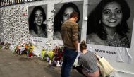 Messages are left at a memorial to Savita Halappanavar a day after an Abortion Referendum to liberalise abortion laws was passed by popular vote, in Dublin, Ireland May 27, 2018. Reuters/Clodagh Kilcoyne