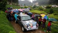 Relatives and friends of Claudia Gomez, a 19-year old Guatemalan immigrant who was shot by a U.S. Border Patrol officer, take part in her funeral procession towards a cemetery in San Juan Ostuncalco, Guatemala June 2, 2018. Reuters/Luis Echeverria 