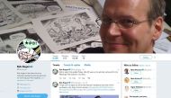 A screen grab of Rob Rogers Twitter page @Rob_Rogers