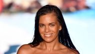 A US model causes controversy in the US after she walked the Sports Illustrated Swimsuit Runway show in Miami while breastfeeding.  AFP / Getty Images North America / Frazer Harrison 
 
