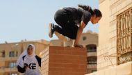 Egyptian women from Parkour Egypt 