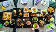 A display of brunch items at Opal Restaurant.