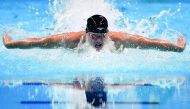 Singapore's Joseph Schooling competes in the final of the men’s 100m butterfly swimming event during the 2018 Asian Games in Jakarta on August 22, 2018. AFP / Jewel Samad