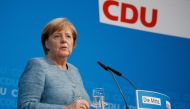 German Chancellor Angela Merkel addresses a press conference in Berlin on October 21, 2018 ahead of next weekend's regional elections in the west German state of Hesse. (AFP / Odd ANDERSEN)