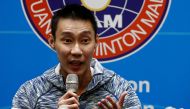 Malaysia's badminton player Lee Chong Wei speaks during a news conference in Kuala Lumpur, Malaysia November 8, 2018. REUTERS/Lai Seng Sin