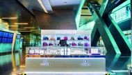 A view of AIGNER luxury pop-up boutique at Hamad International Airport. 