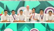 InterContinental Doha chefs with their medals at Salon Culinaire 2018.