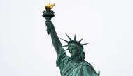 A view of the Statue of Liberty November 15, 2018 on Liberty Island, New York. AFP / Don Emmert
 