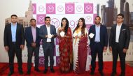 Renowned social media bloggers M. Gazal Shaikh and Zahra Al Anssari jointly unveiled the National Day special pendants of MGD Lifestyle Jewellery (venture of Malabar Gold & Diamonds) in the presence of Santhosh, Regional Head, Malabar Gold & Diamonds; Nou