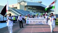 Kerala Muslim Cultural Center organised a parade as part of  associated activities of Qatar National Day celebrations at Al Wakra Sports Club. Pic: Baher Amin / The Peninsula