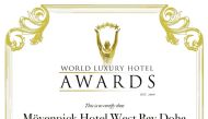 2018 World Luxury Hotel Awards Certificate