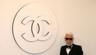 File photo of Karl Lagerfeld arrives for the Chanel 2007/2008 collection fashion show in central London, December 6, 2007. REUTERS/Stephen Hird/File Photo