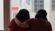 Sisters from Saudi Arabia, who go by aliases Reem and Rawan, are pictured in Hong Kong, China March 20, 2019. Picture taken March 20, 2019. REUTERS/Yuyang Wang