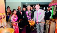 The Ambassador of India to Qatar, P Kumaran, with Gordon Mackenzie, General Manager, Radisson Blu Hotel, inaugurating the first Shikar & Biryani Food Festival at the Chingari Restaurant in Doha on Tuesday evening. Pic: Salim Matramkot/The Peninsula