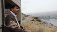 Confederated tribes of the Colville Reservation chief Rodney Cawston poses for a photograph at the tribes' fish hatchery at the foot of Chief Joseph Dam in Bridgeport, Washington on November 14, 2018. Thomson Reuters Foundation/Gregory Scruggs